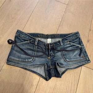 Abercrombie & Fitch Blue Denim Women's Shorts